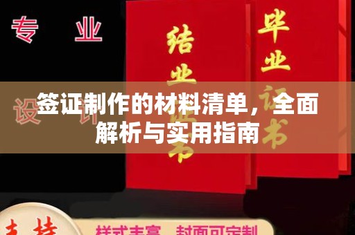 五原签证制作的材料清单，全面解析与实用指南