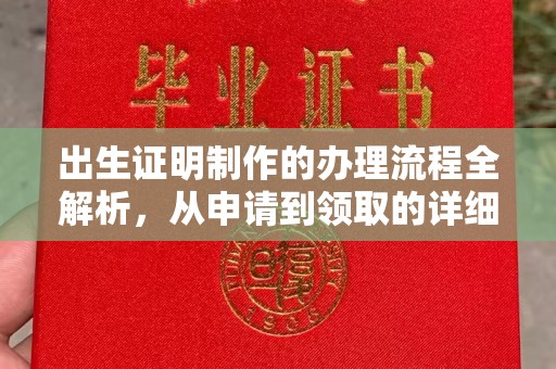 五原出生证明制作的办理流程全解析，从申请到领取的详细指南